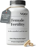 NOOT Concepción y Apoyo a la Fertilidad Femenina – Myo-Inositol, D-Chiro Inositol, Shatavari, Vitex y CoQ10 – 60 Cápsulas Veganas