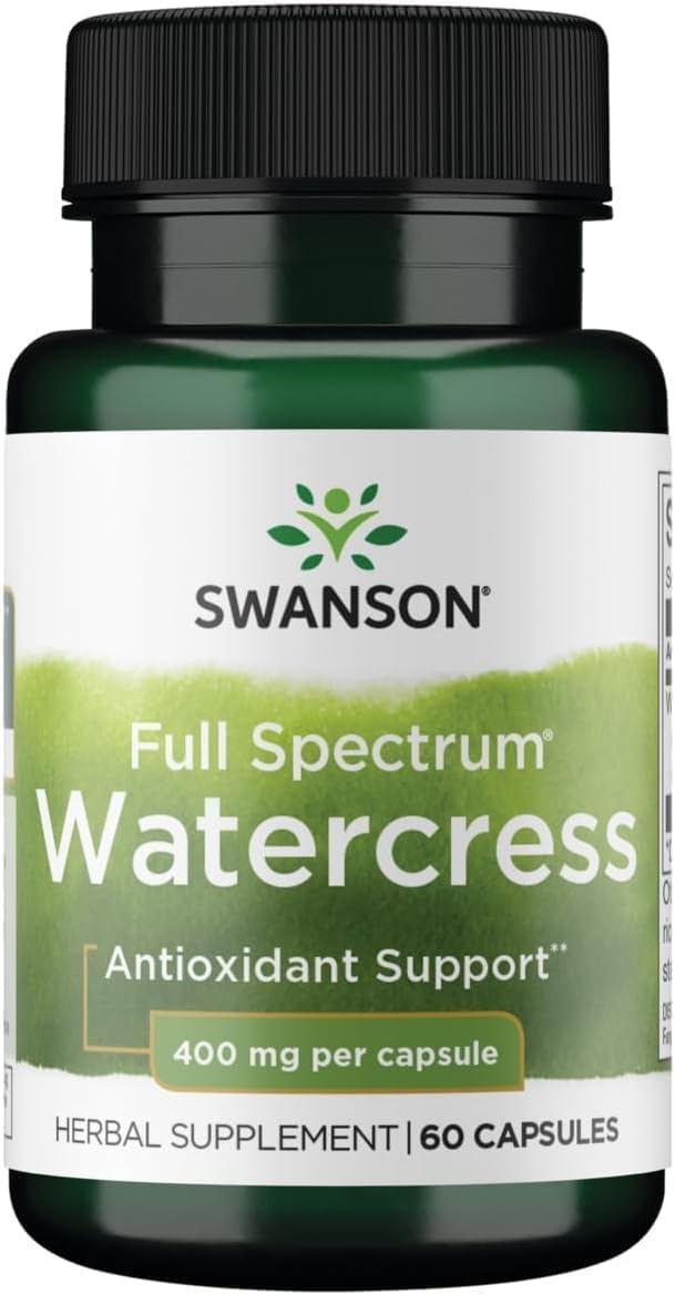 Swanson Full Spectrum Berro 400 mg, 60 Capsules