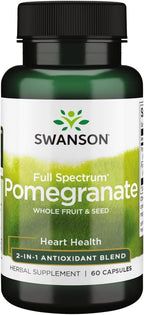 Swanson Full Spectrum Granada Fruta Entera y Semilla 60 Cápsulas