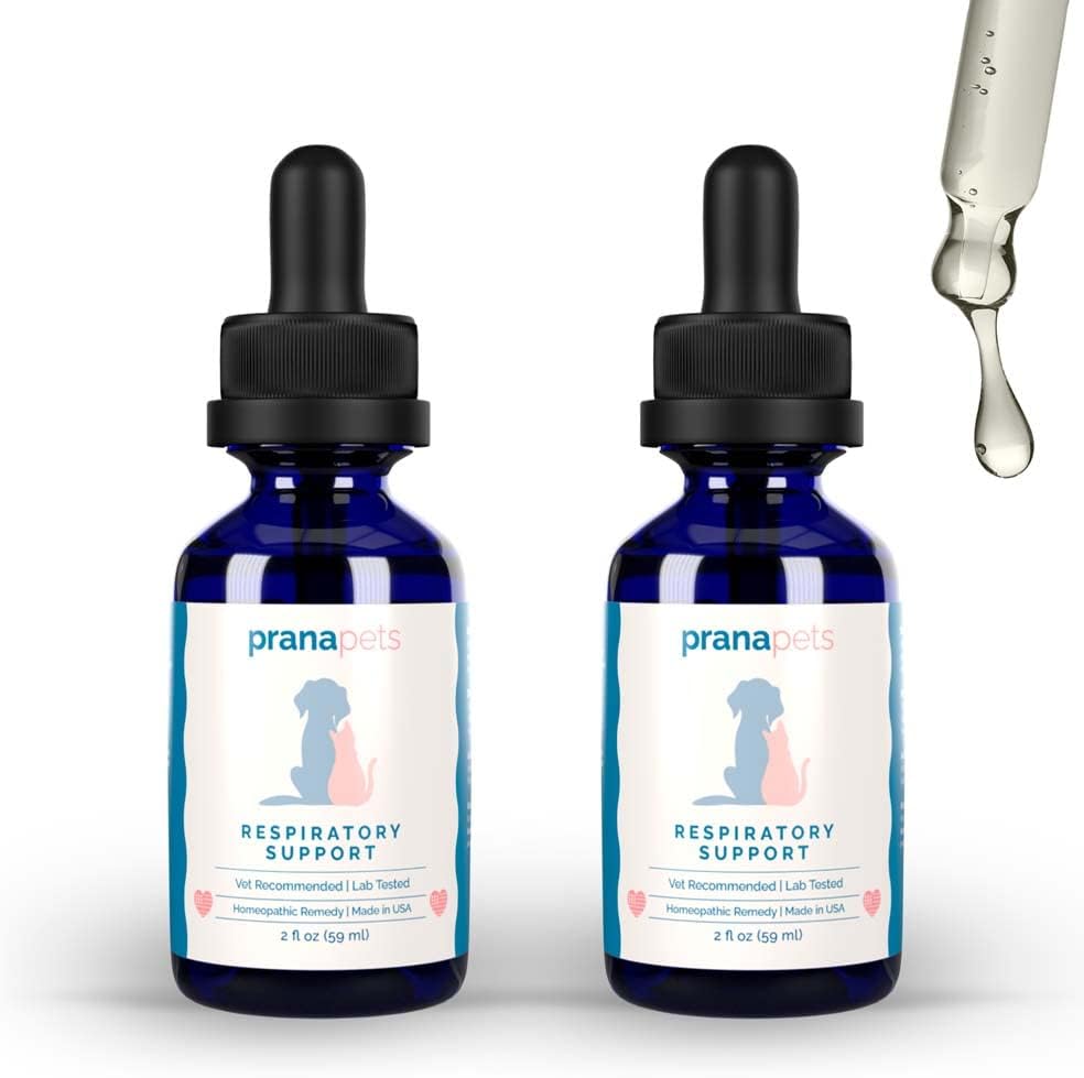 PranaPets Complemento Respiratorio para Perros y Gatos - Apoyo Natural a la Función Respiratoria