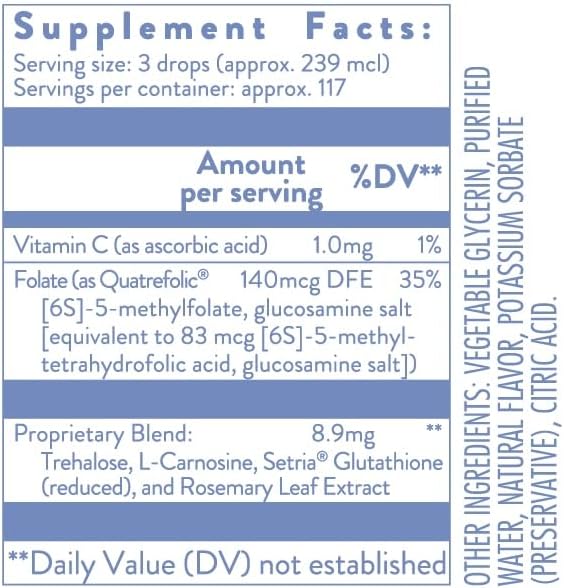 Methyl Folate 5-MTHF Mega Drops™ 28ml (0,95 fl oz)