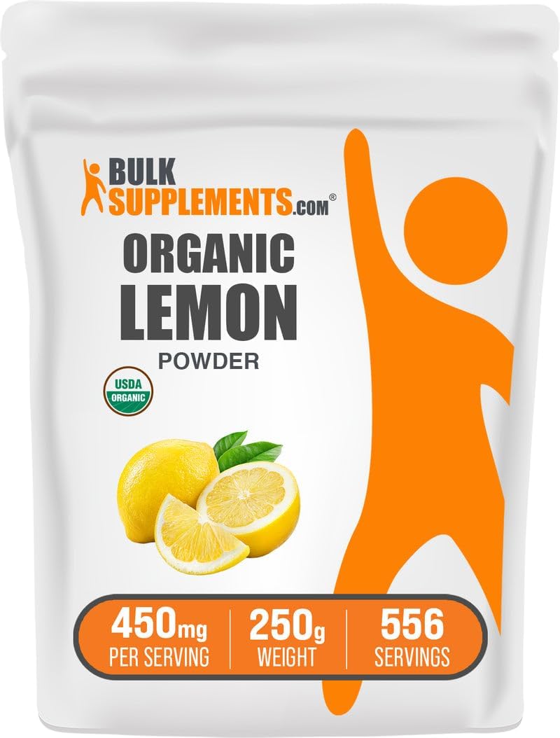 Polvo de Limón Orgánico - Fuente Natural de Vitamina C - 250g