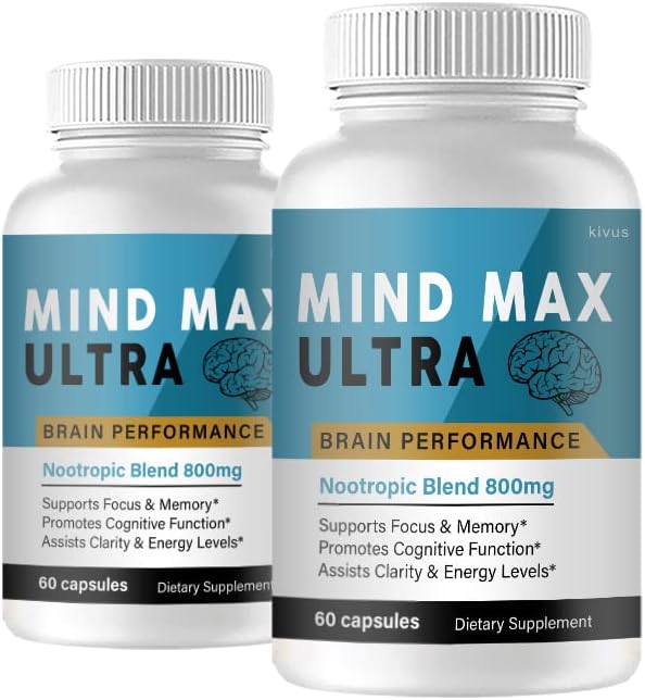 Mind Max Ultra Brain Performance, 120 Cápsulas (Pack de 2)