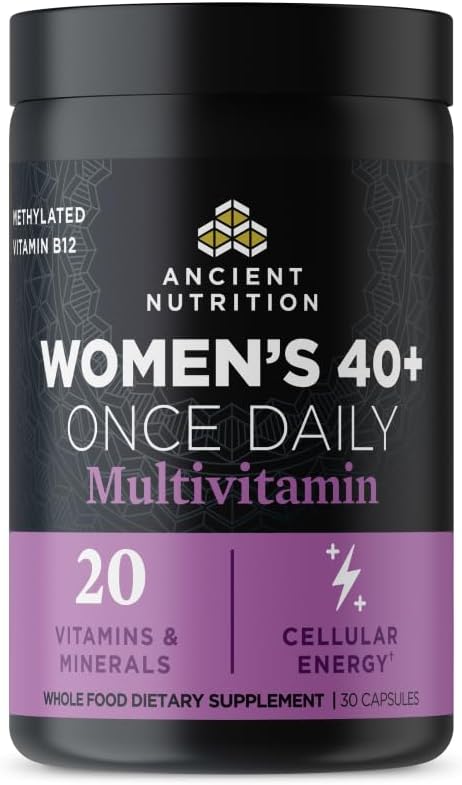 Ancient Nutrition Women's 1-Day Multivitamin, 30 Cápsulas