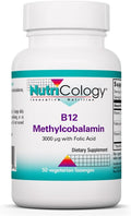 Allergy Research Group NutriCology B12 Methylcobalamin - 50 Tablets