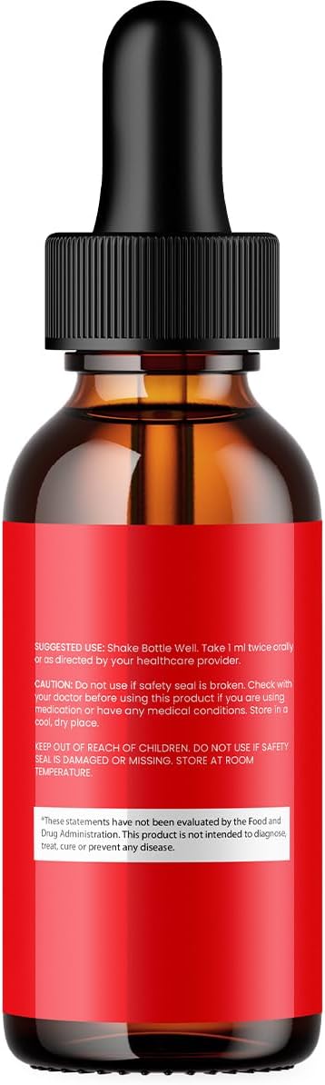 Gluco Pure Drops Fórmula Saludable Extra Fuerte - Suplemento Líquido, 3 Envases