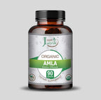 Just Jaivik Organic Amla Tablets - 750 mg (90 Comprimidos)