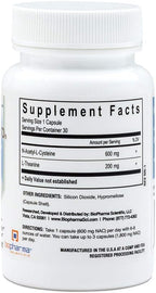 Biopharma Scientific NanoNeuro - Apoyo Cerebral con NAC 600mg y L-Theanine 200mg, 30 cápsulas