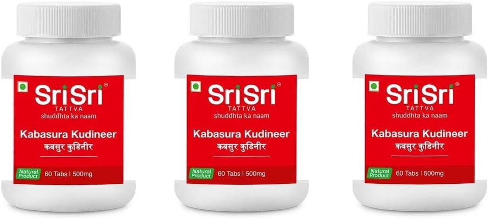 Sri Sri Tattva Kabasura Kudineer (Pack de 3)