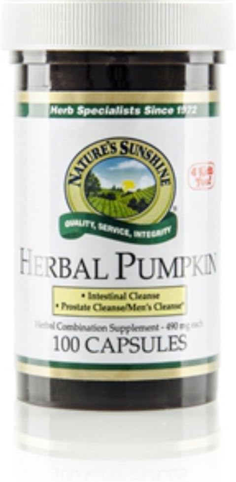 Nature's Sunshine Herbal Pumpkin 100 Cápsulas