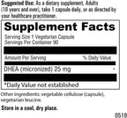 OPTIMALHEALTH DHEA 25 mg - Micronizado para Mayor Absorción | Apoyo al Equilibrio Hormonal y Bienestar