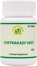 Chitrakadi Vati | Comprimidos Ayurvédicos Tradicionales | 50 Tabletas