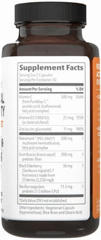 LifeSeasons Clinical Immunity Daily Boost - Complemento para el Sistema Inmunológico con Pre+Probióticos, Saúco, Zinc, Vitamina C y D3 - 60 Cápsulas
