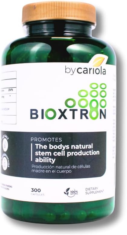 Bioxtron AFA Stem Cell Supplement - Renovación Celular, Articulaciones y Sistema Inmunitario - 300 Cápsulas