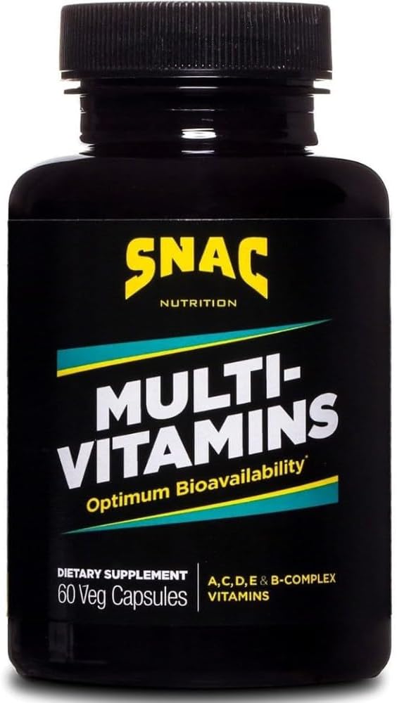 SNAC Multi-Vitamins Daily Supplement with Optimum Bio-Availability, 60 Cápsulas