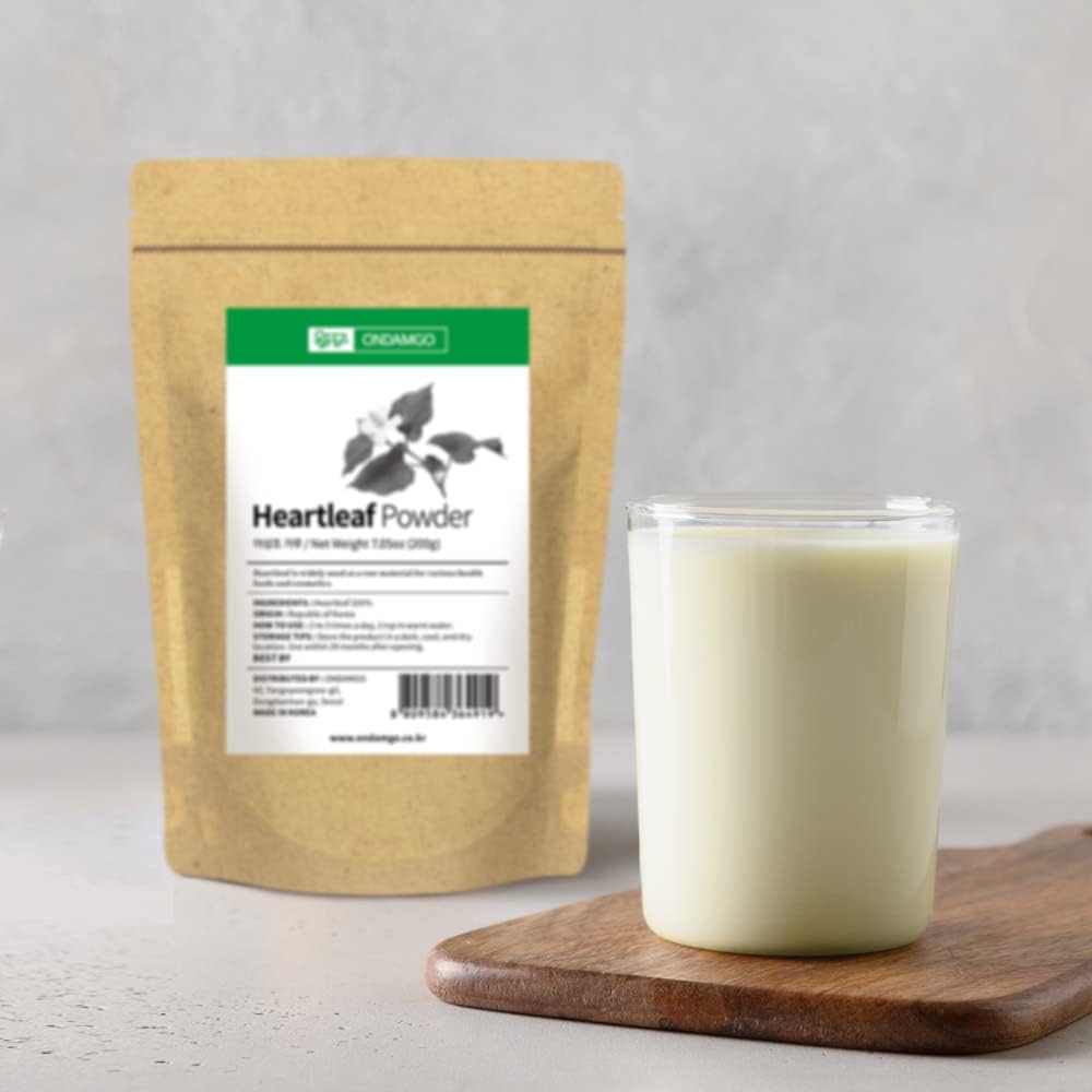 Polvo de Houttuynia Cordata Puro, Ingrediente Tradicional para Té Asiático 200g