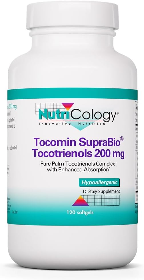 Nutricology Tocomin SupraBio Tocotrienoles 200 mg - 120 Cápsulas Blandas