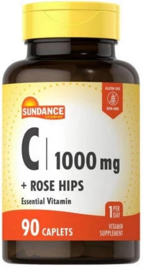 Sundance Vitamin C 1000 mg – 90 Comprimidos Recubiertos (Pack de 2)