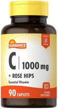 Sundance Vitamin C 1000 mg – 90 Comprimidos Recubiertos (Pack de 2)