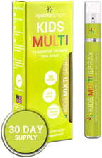 Spectraspray Kids Multivitamin Oral Spray – 10 Vitaminas Líquidas Esenciales con D3 y B12 Activa, Sabor Fruta, 30 Días