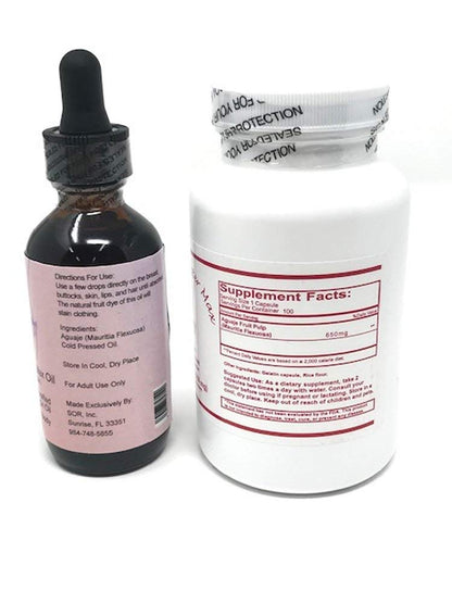 Kit Curve Booster Max de Aguaje - Cápsulas y Aceite para Curvas Naturales – Image 2