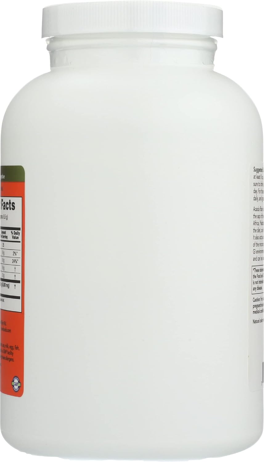 NOW Foods - Polvo de Fibra de Acacia Orgánica - 340 g