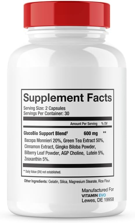Glucobio Cápsulas (Pack de 5) – 300 Cápsulas