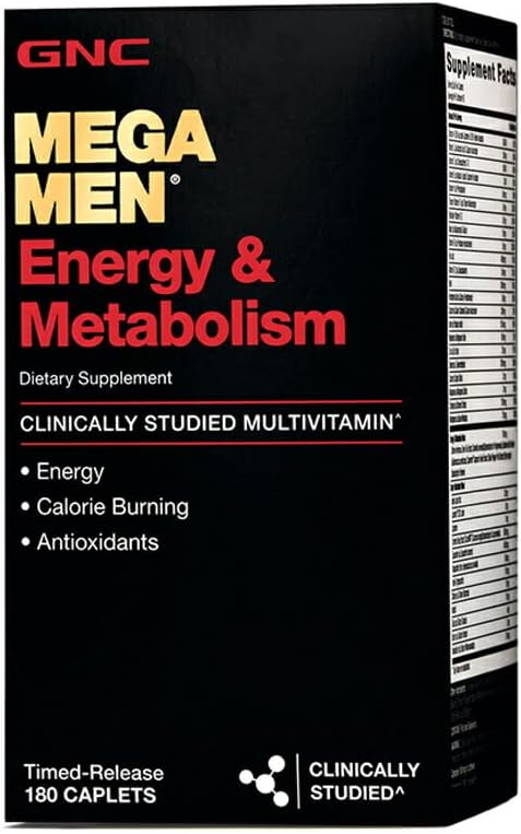 GNC Mega Men Energy & Metabolism Cápsulas