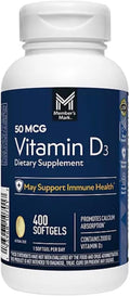 Member Mark Vitamina D3, 50 mcg (2000 UI), 400 Cápsulas Blandas