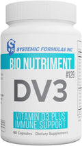 Systemic Formulas DV3 BioNutriment Vitamina D3 + K2 con Soporte Inmune