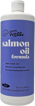 YUMWELL Aceite de Salmón para Perros, Piel y Pelaje, 946 ml