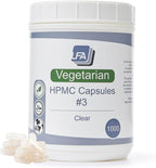 Cápsulas Vacías Tamaño 3 - HPMC Veganas - Bote de 500 - LFA Tablet Presses