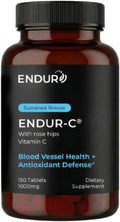 ENDUR-C® Vitamina C 1000 mg Liberación Sostenida con Escaramujo - 150 Comprimidos