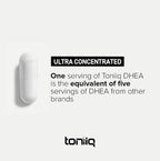 Toniiq DHEA 25mg - Suplemento de DHEA de Alta Pureza (99%+) - 180 Cápsulas