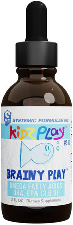 Systemic Formulas Brainy Play - Nerve Development, 1 ml, Kidz Play #510