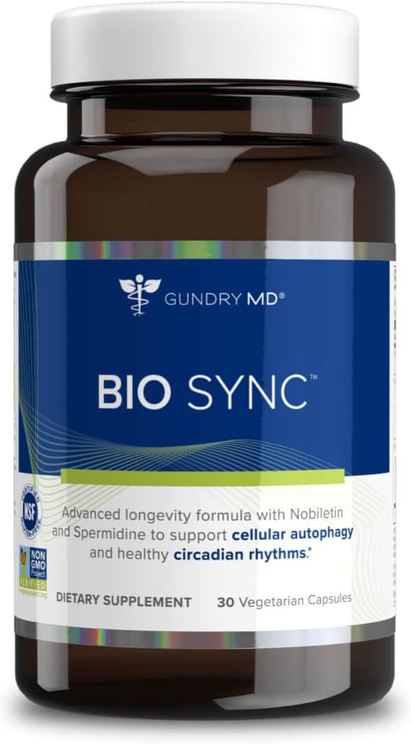 Gundry MD Bio Sync Suplemento para Energía Diurna, Apoya Enfoque y Memoria - (30 Cápsulas)