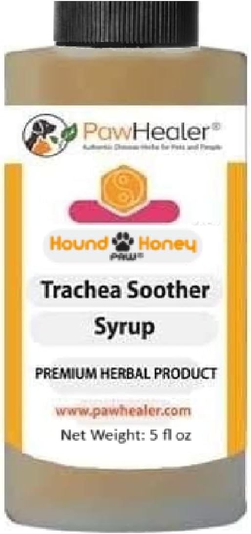 Trachea Soother Syrup 5-PACK Horehound Honey - Natural Herbal Remedy for Collapsed Trachea Symptoms (5 x 148 ml)