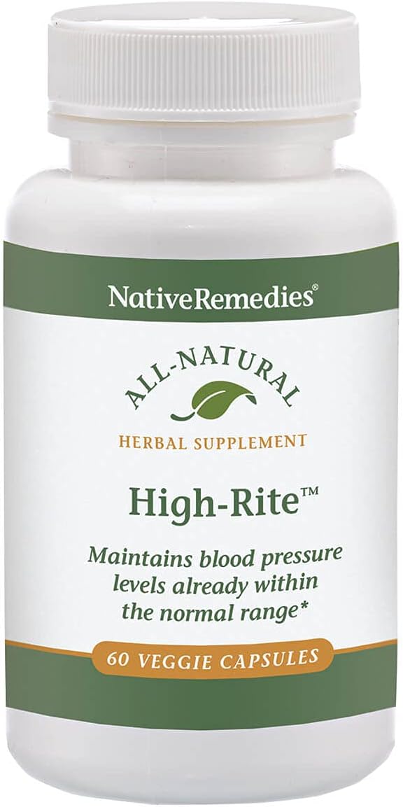 Native Remedies High-Rite - Suplemento Cardiovascular (2 Pack)