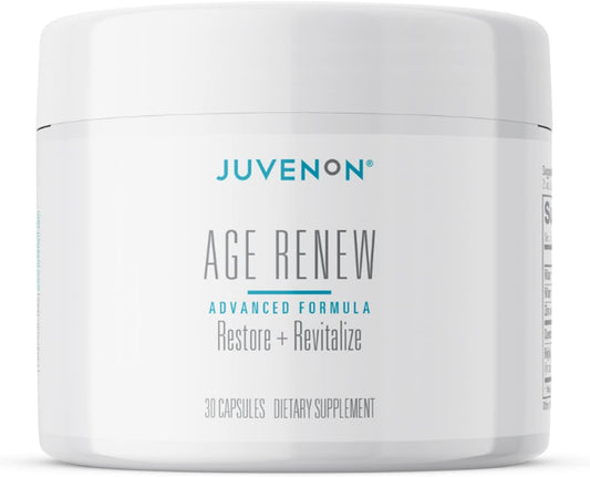 Juvenon AgeRenew Beta Glucan con Zinc y Quercetina
