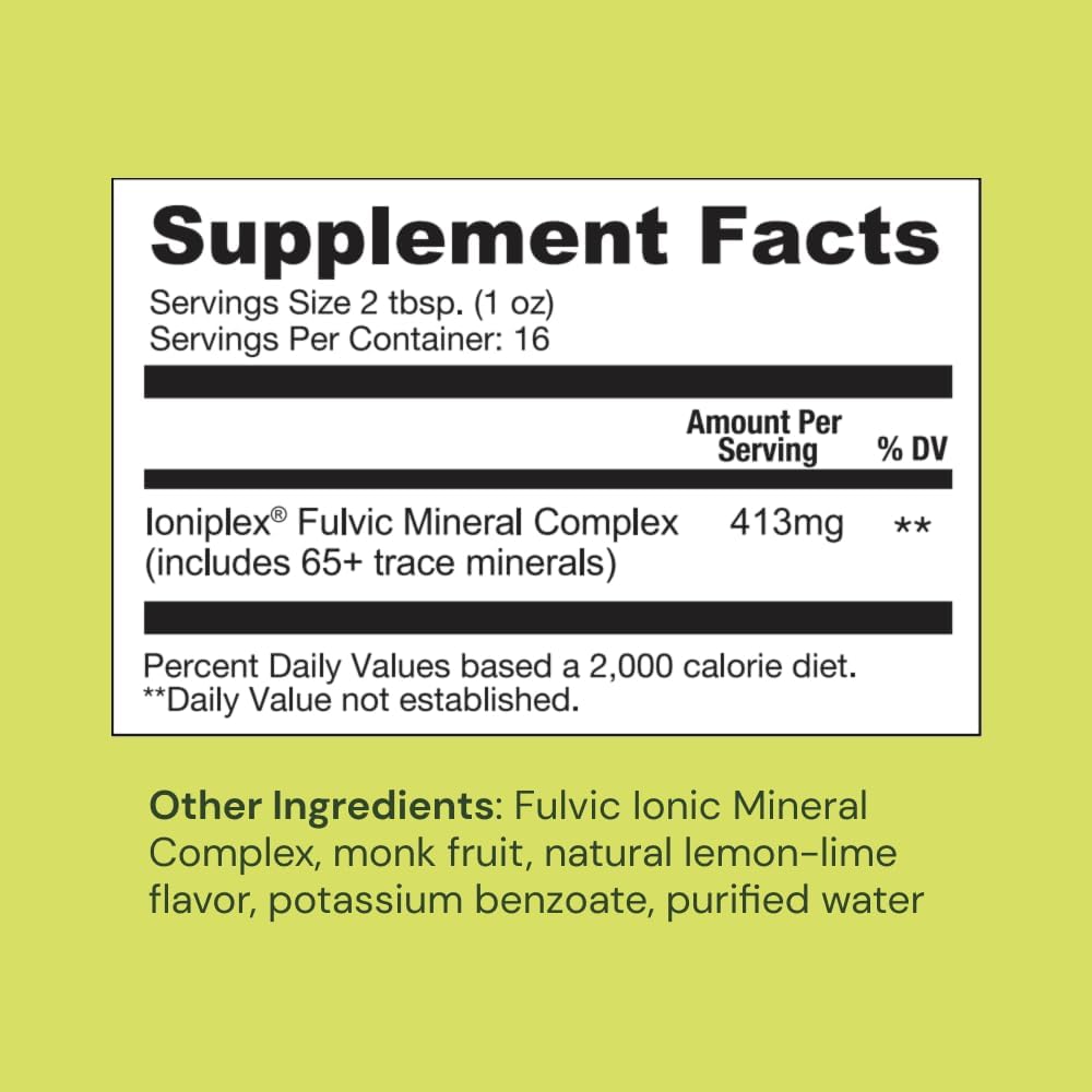 Ameo Life Complejo de Ácido Fúlvico y Minerales – Apoyo Celular, Detox y Colágeno – 473 ml