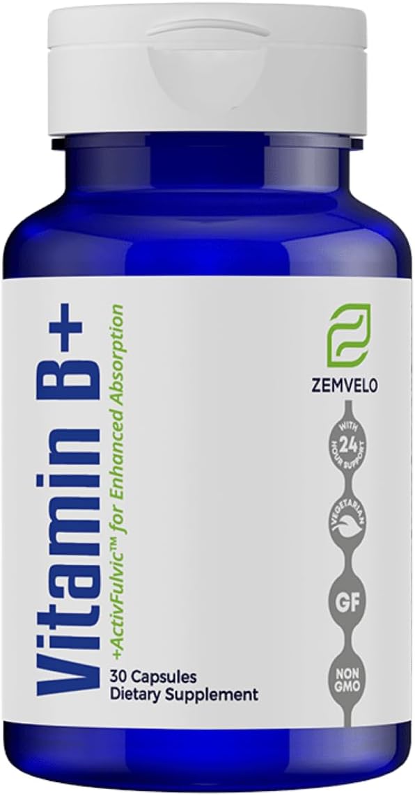 Vitamin B+ - Fomenta la producción de energía sostenible, apoya el sistema inmunológico y ayuda en el desarrollo de serotonina y dopamina | 30 días
