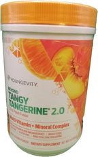 Beyond Tangy Tangerine 2.0 Organic Vitamin Mineral Probiotic - Citrus Peach Fusion (1lb, Pack de 3)