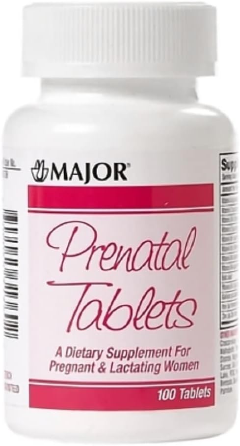 Major Prenatal TABS Ácido Ascórbico 100 mg, 30 Comprimidos
