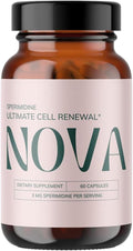 Nova Ultimate Cell Renewal - Suplemento de Espermidina con Germen de Trigo Orgánico, Zinc y Tiamina, 60 Cápsulas