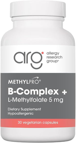 MethylPro B Complex + L-Methylfolate 5 mg - Bioavailable Methylated Vitamin Blend - Supports Energy and Stress - Vegetarian – Image 1