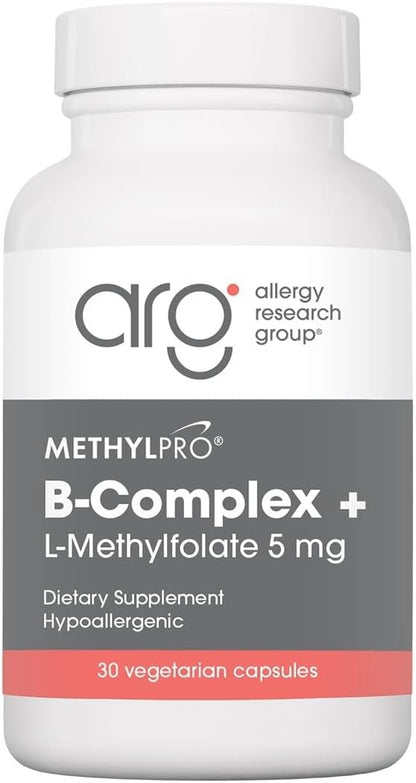 MethylPro B Complex + L-Methylfolate 5 mg - Bioavailable Methylated Vitamin Blend - Supports Energy and Stress - Vegetarian – Image 1
