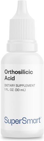 Supersmart - Ácido Ortosilícico (Fórmula Avanzada) - Suplemento de Silicio - Complejo con Minerales, Vitaminas y Boro | No OGM y Sin Gluten - 30 ml