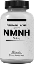 Research Labs Liposomal NMNH (Alternativa a NMN) 500mg por dosis | 60 Cápsulas (Dihidronicotinamida Mononucleótido) Suplemento NAD+