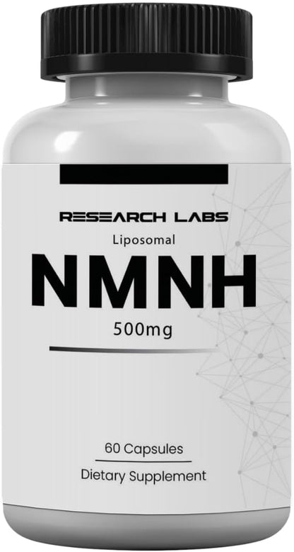 Research Labs Liposomal NMNH (Alternativa a NMN) 500mg por dosis | 60 Cápsulas (Dihidronicotinamida Mononucleótido) – Image 1