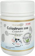 Hi Well Premium Calostro Bovino 100% Puro de Nueva Zelanda Grass-Fed 500mg 120 Cápsulas